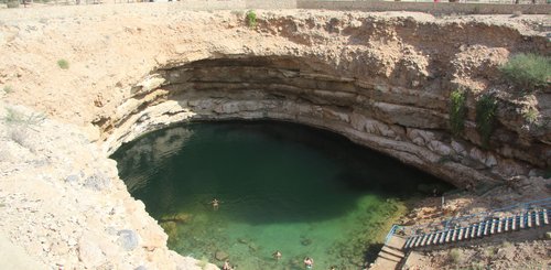 Doline Bimmah Sinkhole Oman