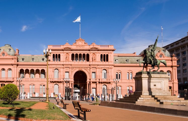 Praesidentenpalast Casa Rosada in Buenos Aires, Argentinien