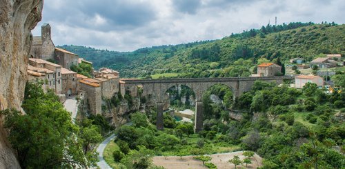 Landschaft in der RegionLanguedoc Roussillon