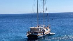 Die Blu Dream - unsere luxuriöses Zuhause für diese Reise Die Blu Dream - unsere luxuriöses Zuhause für diese Reise