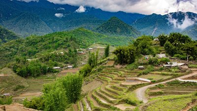 Berglandschaft Vietnam Berglandschaft Vietnam
