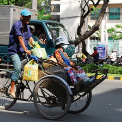 Cyclo in Ho Chi Minh City
