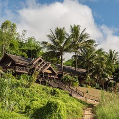 Luangsay Lodge am Berghang