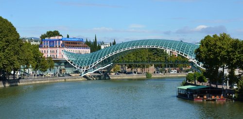 Friedensbrücke Tiflis