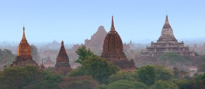 Bagan Myanmar Tempelebene von Bagan Myanmar