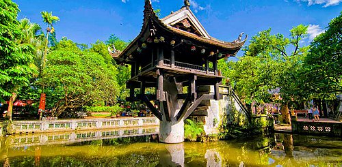 Pagode in Hanoi Vietnam Indochina Asien