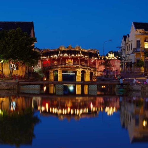 Japanische Brücke Hoi An Vietnam Indochina Asien