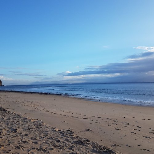 Nigg Beach in Schottland