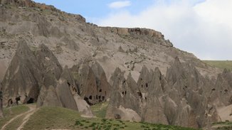 Tuffkegel in Selime Kappadokien Zentralanatolien