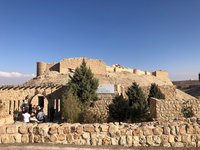 Blick auf die Kreuzfahrerburg Shobak in Jordanien