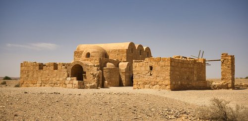 Wuestenschlosse Qasr Amra Jordanien