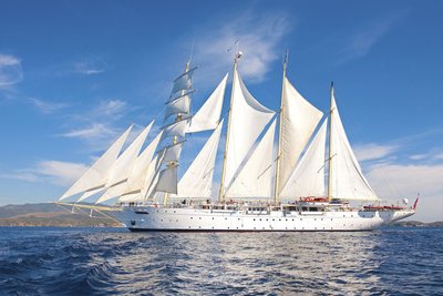 Die Starclipper unter vollen Segeln