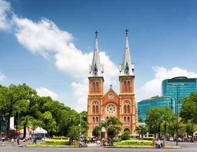 Notre Dame Kathedrale Ho Chi Minh Stadt Vietnam Notre Dame Kathedrale Ho Chi Minh Stadt Vietnam