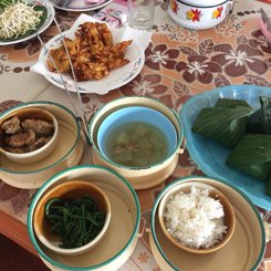 thailändisches Mittagessen