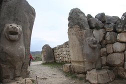 Hethiterhauptstadt Ḫattuša Bogazkoey Loewentor