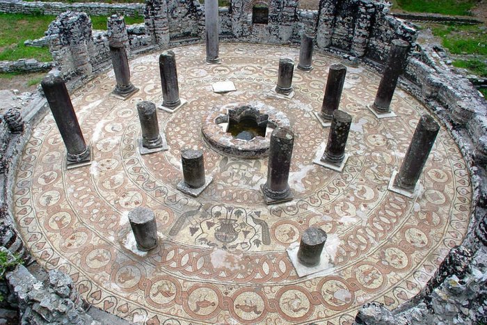 Baptisterium Butrint Albanien