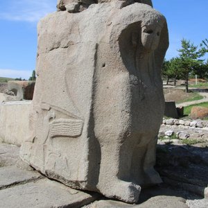 Alaca Höyük Siedlung der Hethiter Sphinxtor
