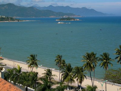 Nha Trang Vietnam Aussicht vom Sunrise Resort Provinz Khan Hoa