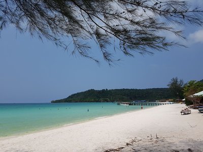 Kambodscha Koh Rong weißer Traumstrand für Traumurlaub