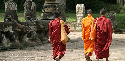 Moench Angkor Kambodscha