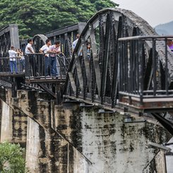 Brücke am Kwai Fluss