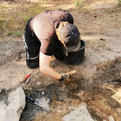 Grabungswoche mit der ARGE Archäologie auf der Hohen Birga