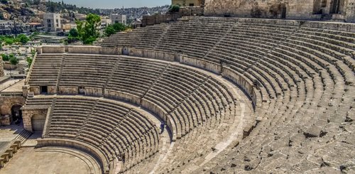 Amman roemisches Theater, Jordanien