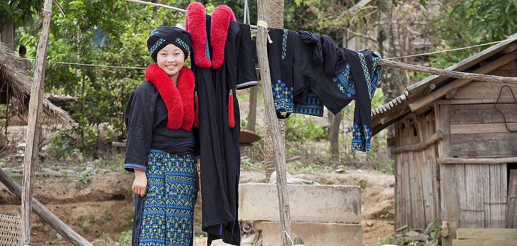 Ursrpügliches Nordlaos - dazu gehören Begegnungen mit Angehörigen der Yao Minderheit 