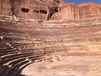 das Theater von Petra in Jordanien