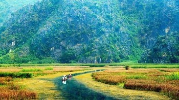 Van Long Lagune Ninh Binh Vietnam