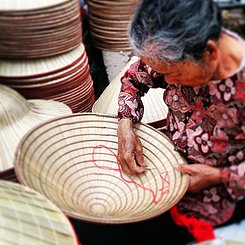 traditionelles Handwerk Vietnam Asien Indochina