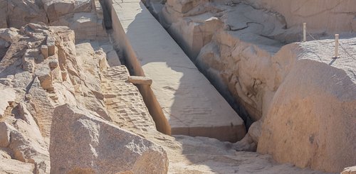unvollendeter Obelisk der Hatschepsut Assuan Ägypten Unternubien