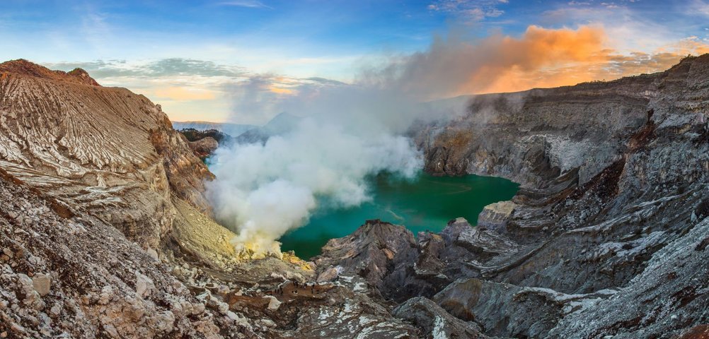 Java Vulkanlandschaft Ijenkrater
