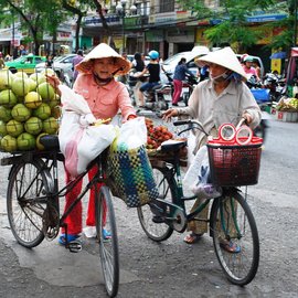 Transport und Warenverkauf in Vietnam