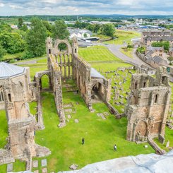 historische Ruine der Kathedrale in Elgin, Moray, Nordosten von Schottland