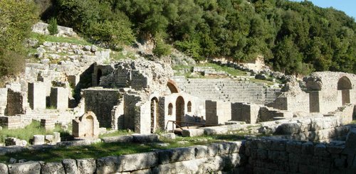 Agora in Butrint Albanien