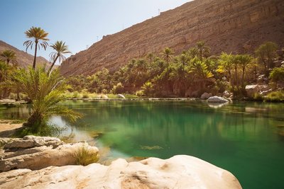 Wadi Bani Khalid im Oman