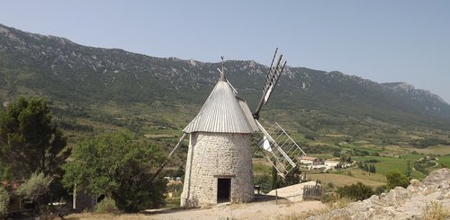 Mühle im Pays Cathare Region Corbieres