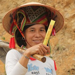 Frau in Hoa Binh Provinz Dien Bien