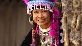 Angehörige der Hmong Minderheit aus Vietnam. 