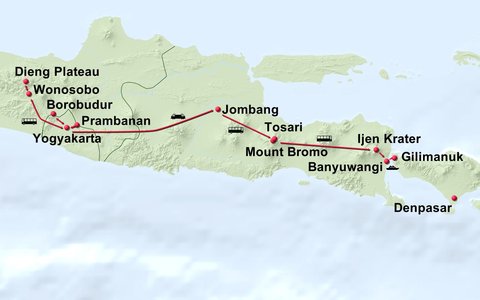Klassische Java bis Bali Overland