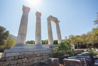 Samothraki Tempelkomplex Kult der großen Götter Samothraki Tempelkomplex Kult der großen Götter