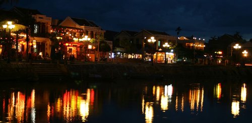 Hoian bei Nacht Zentralvietnam UNESCO Welterbe Indochina