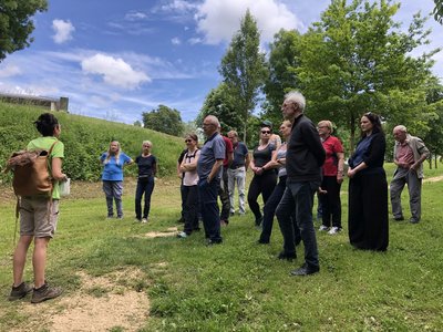 Suedfrankreich Aurignac Gruppe am Fundort