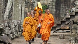 Buddhistische Mönche sind in Indochina allgegenwärtig. Sie begegnen Ihnen sicherlich auf einer Asien Reise