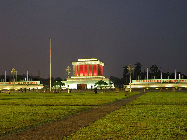 Hanoi Ho Chi Minh Mausoleum Vietnam Indochina