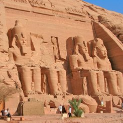 Abu Simbel Ägypten am Nassersee