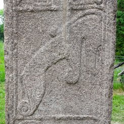 Symbolstein der Pikten in der Nähe von Aberdeen
