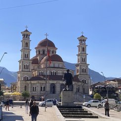 Korce Albanien neue orthodoxe Kirche