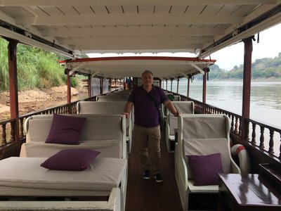 Robert Reischl von Zugvogeltouristik auf der Luangsay Cruise